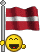Lettische Flagge :Lettland: